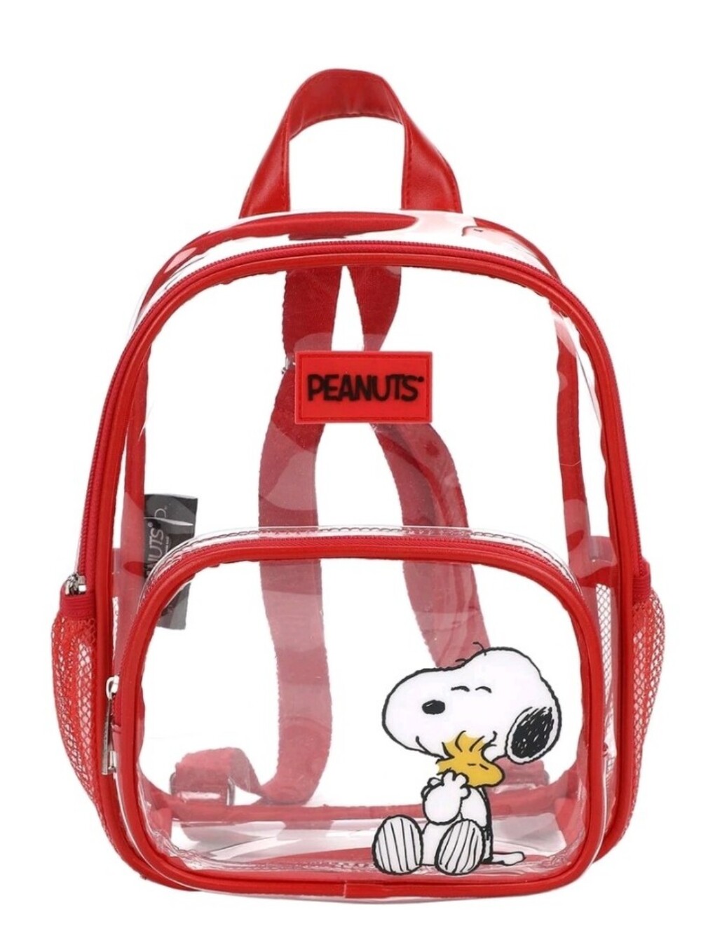 Peanuts Snoopy & Woodstock Clear 10-inch Mini Backpack